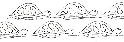 Jen's Turtle - 2 rows of 3.5"